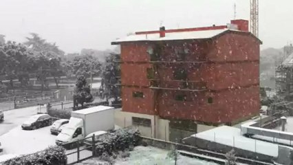 Improvvisa nevicata alle 14 del febbraio 2012