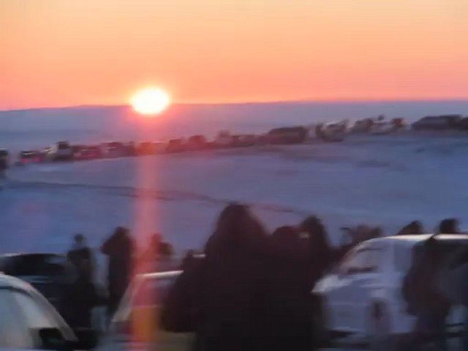 Premier soleils de l'année 2013. Mongolie