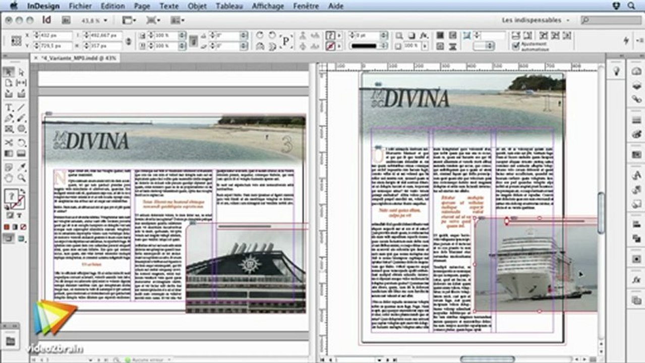 InDesign CS6 : Mise en pages liquide