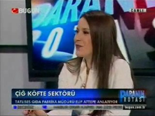 tatlıses çiğ köfte elif attepe BUGÜN TV PARANIN ROTASI 16.01.2013