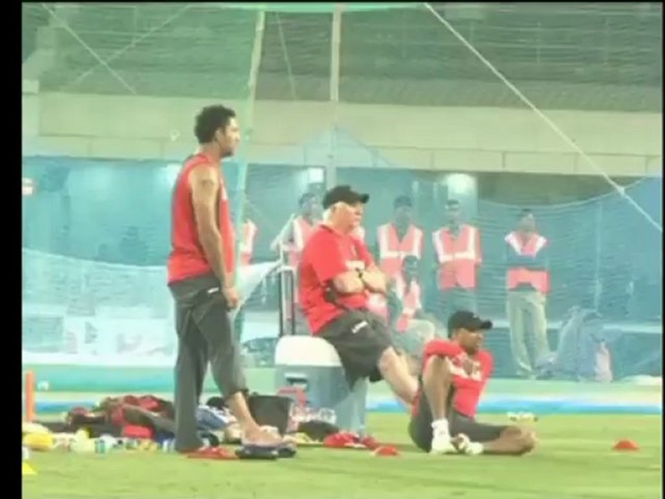 India in practice session