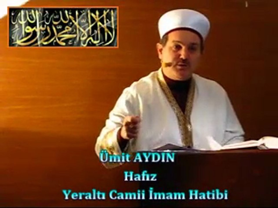 Cuma Vaaz'ı Yeraltı Camii İmam Hatibi / Hafız Ümit AYDIN