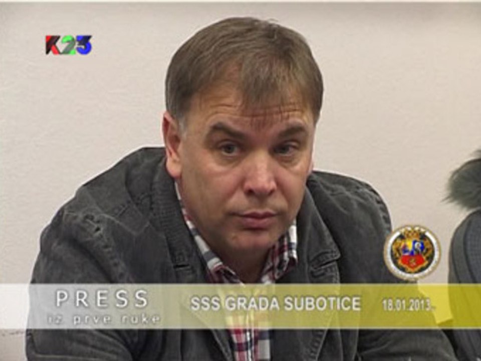 K23TV - Press iz prve ruke - SSS grada Subotice - 18. januar 2013.