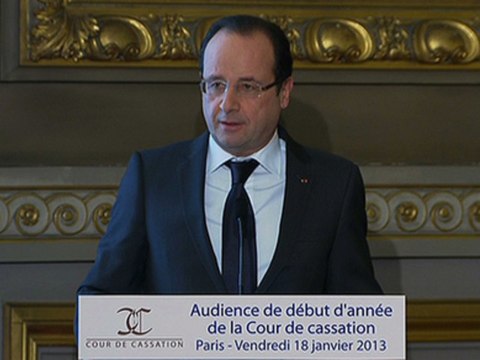 Discours à l'occasion de l'audience de début d'année de la Cour de cassation