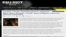 Black Ops 2 Zombies | 8 Players Compatible | Twice The Amount Of Zombies | New Game Modes