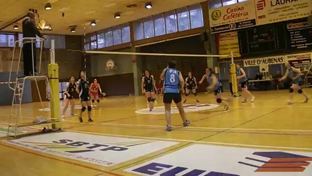 Aubenas Entente Forezienne volley janvier 2013