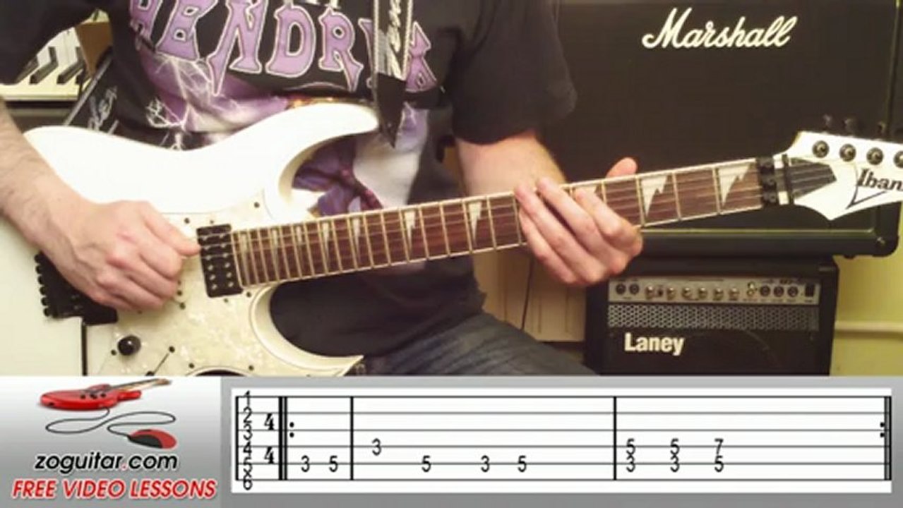 10CC - Wall Street Shuffle (main riff) + TAB