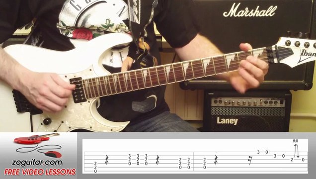 AC DC - Back In Black (main riff) + TAB
