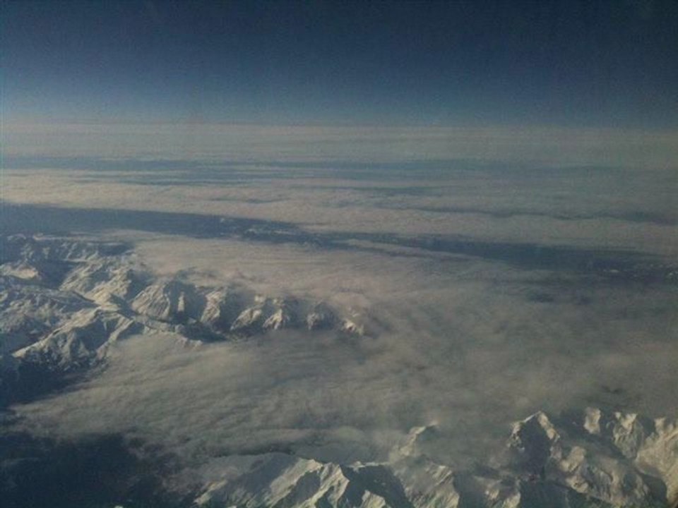Au dessus des nuages.