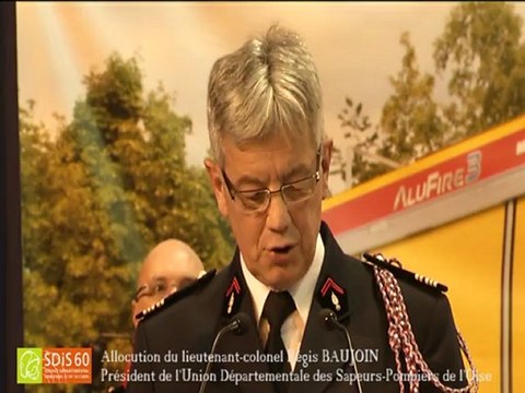 Allocution du Président de l'UDSPO ( cérémonie des voeux du SDIS de l'Oise 2013)