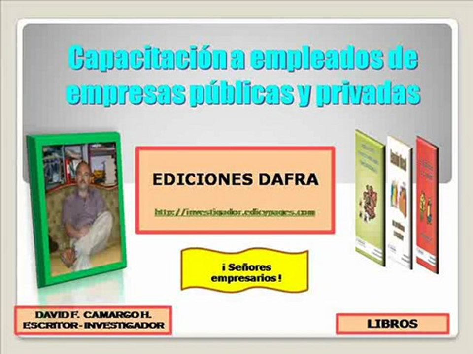 CAPACITACIÓN A  EMPLEADOS DE  EMPRESAS  PÚBLICAS  Y  PRIVADAS