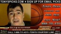 Boston Celtics versus Chicago Bulls Pick Prediction NBA Pro Basketball Odds Preview 1-18-2013