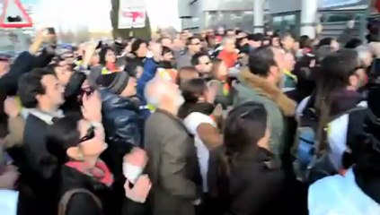 El día de la salida del encierro de trabajadores en Telemadrid.