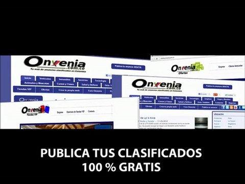 Publicar Anuncios Clasificados Gratis -Onvenia-