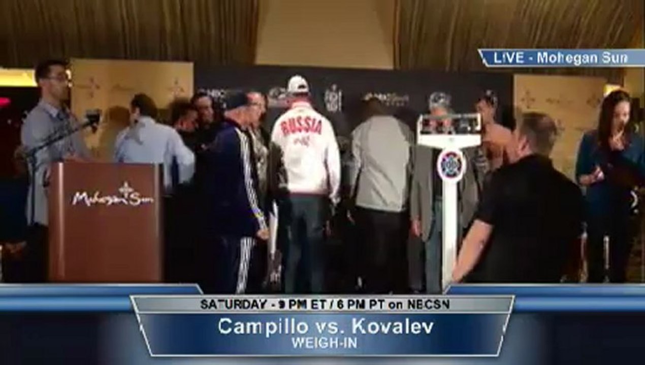 2013-01-18 MainEvents Weighins - Campillo vs Kovalev