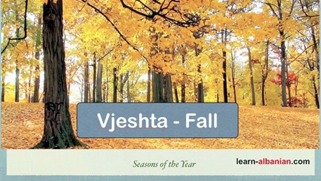 Seasons in Albanian / Learn Albanian language