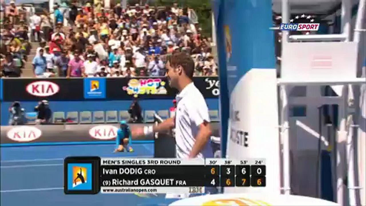 Avustralya Açık : Hlts Dodig vs Gasquet