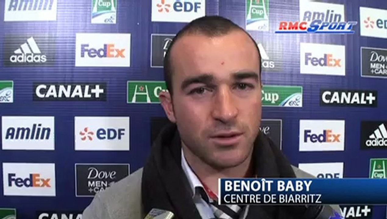 H-Cup / Les réactions de B. Baby et D. Faugeron après Biarritz - Harlequins