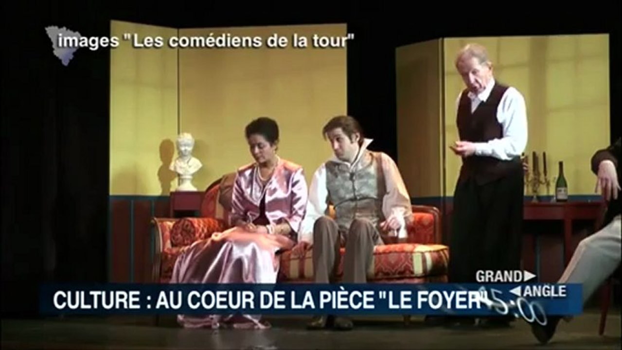 Reportage d'Yvelines Première sur la pièce le Foyer