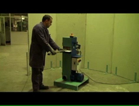 Centerless grinding machine with abrasive belt - TRIS - Garboli