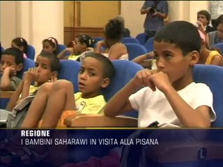 I bambini del Saharawi in visita alla Pisana