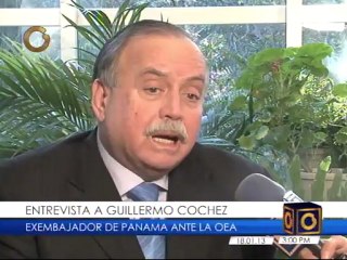 Entrevista exclusiva que concedió el exembajador Guillermo Cochez a Globovisión