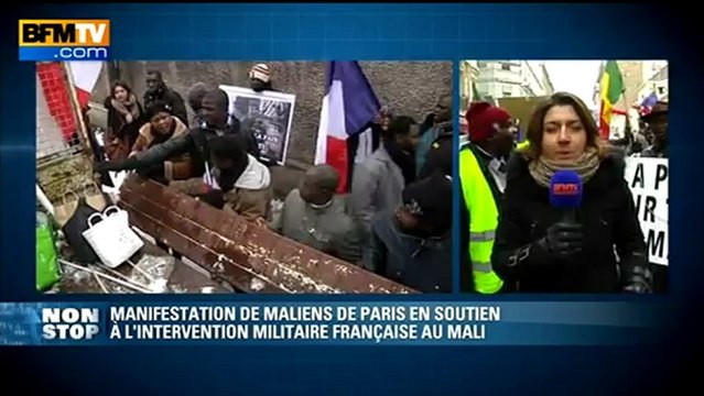 Mali : marche de la communauté malienne à Paris - 19/01