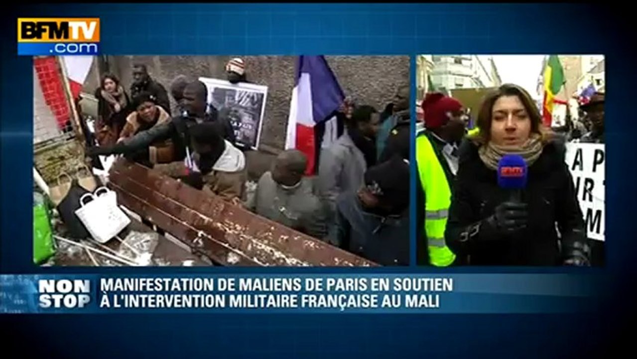 Mali : marche de la communauté malienne à Paris - 19/01