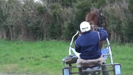 BALADE DU LYS ET BRIONA RENTRANT EN PISTE