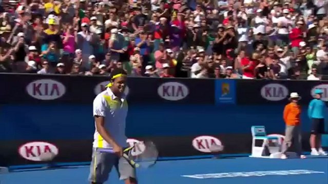 Shot of the Day- Jo-Wilfried Tsonga - Australian Open 2013