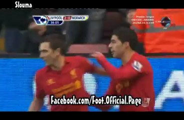 Liverpool 2 - 0 Norwich # Suarez