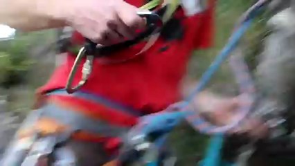 Escalade sur le rocher de Rochefort