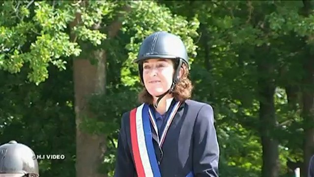 Victoir Corinne Bian Rosa et sa jument Lempicka du Montet championnes de France CSO Amateur