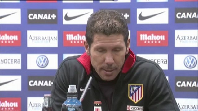 Simeone''La diferencia no la hacen los jugadores habituales, sino los que tienen menos minutos''