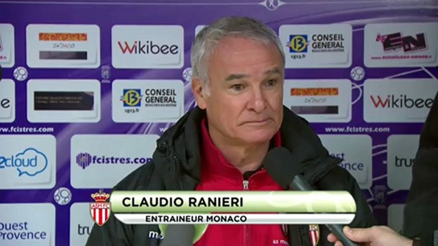 Conférence de presse FC Istres - AS Monaco FC : José PASQUALETTI (FCIOP) - Claudio RANIERI (ASM) - saison 2012/2013
