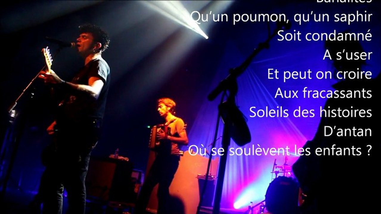 Eiffel "Dispersé" avec paroles - live @la Citrouille