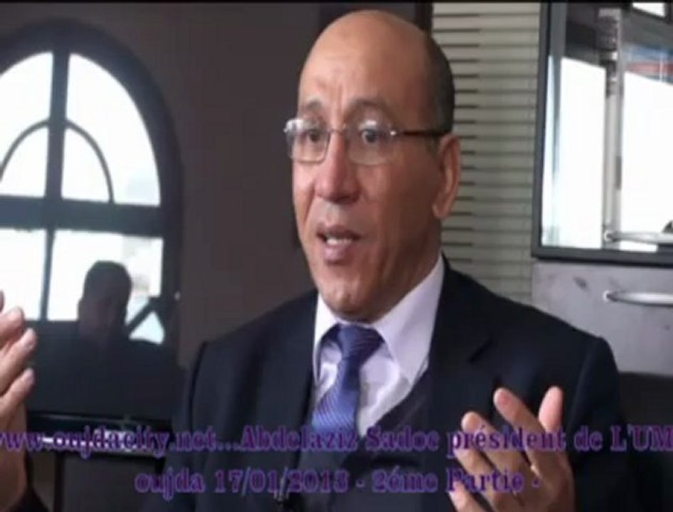 Abdelaziz Sadoc président de l'université mohammed premier  a oujda  / point de presse a propos du boycotages des examens a l'université - 2éme partie -