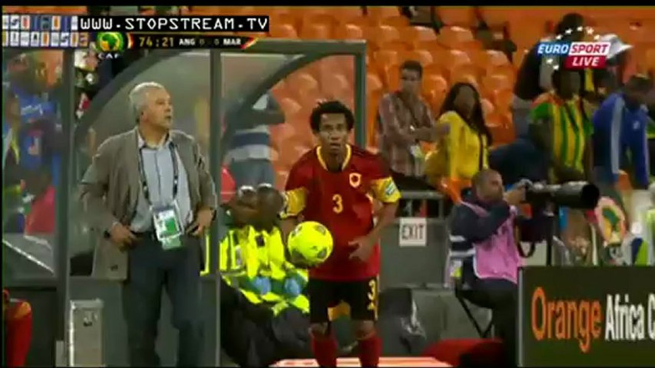 Angola vs Marruecos, Africa Cup of Nations 2013, Segunda Parte, Second Half