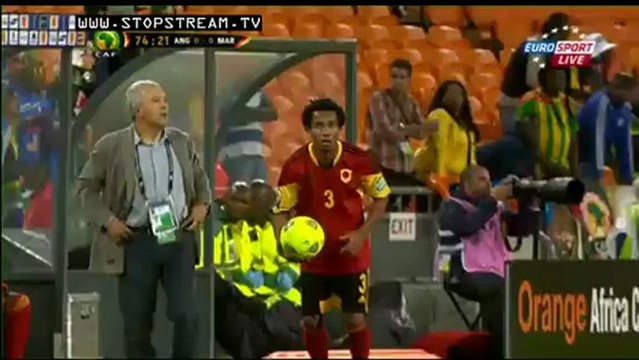 Angola vs Marruecos, Africa Cup of Nations 2013, Segunda Parte, Second Half