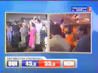 Traité de Lisbonne 01 Résultats du référendum de 2005