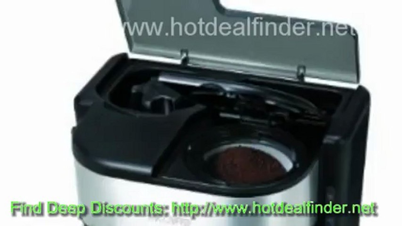 Mr. Coffee BVMC-ECM22 Combination Steam Espresso and 10-Cup Coffeemaker Black