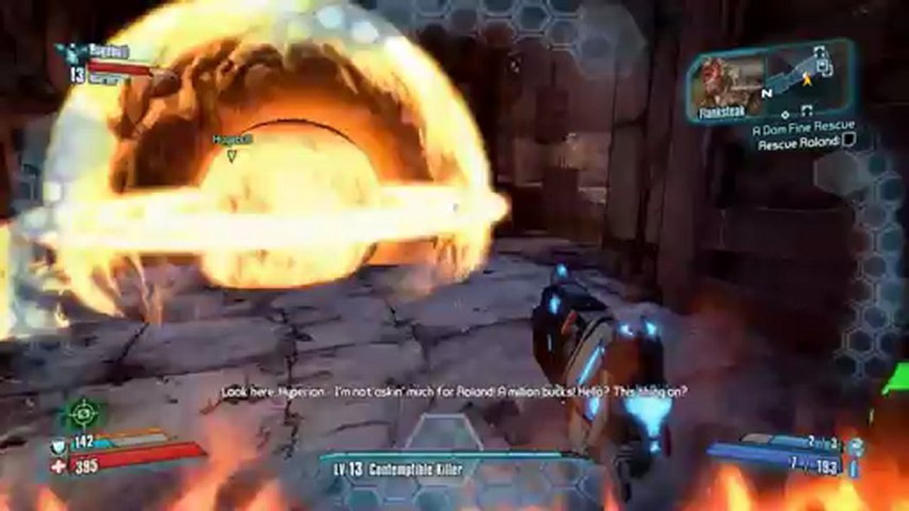 Borderlands 2 Talking Gun! Co-op Gameplay w/ Commentary - Ultra Graphics - Part 4