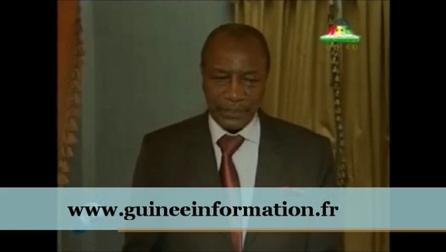 JT RTG DU 19.01.2013 Le président Alpha Condé de retour d'Abidjan : J'ai dit aussi que, en déclarant que Sanogo est ancien président , nous encourageons les coups d'états; dans les autres pays