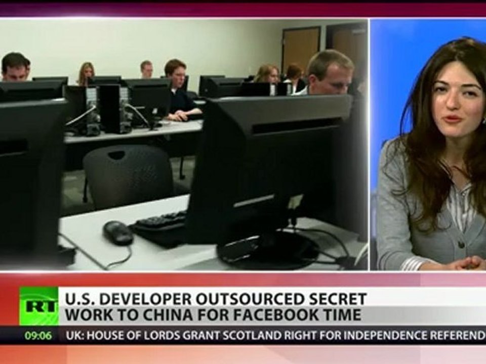 US developer outsourced own job to China for Facebook time