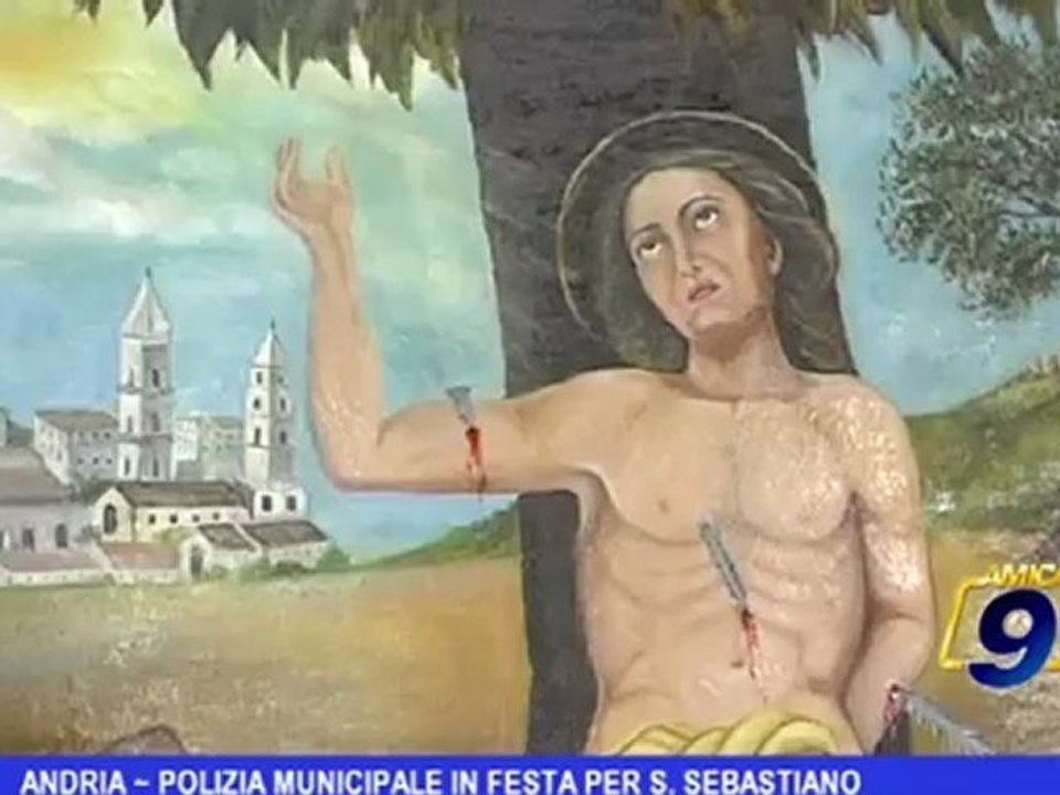 ANDRIA POLIZIA MUNICIPALE IN FESTA PER SAN SEBASTIANO