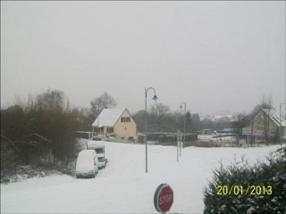notre village sous la neige