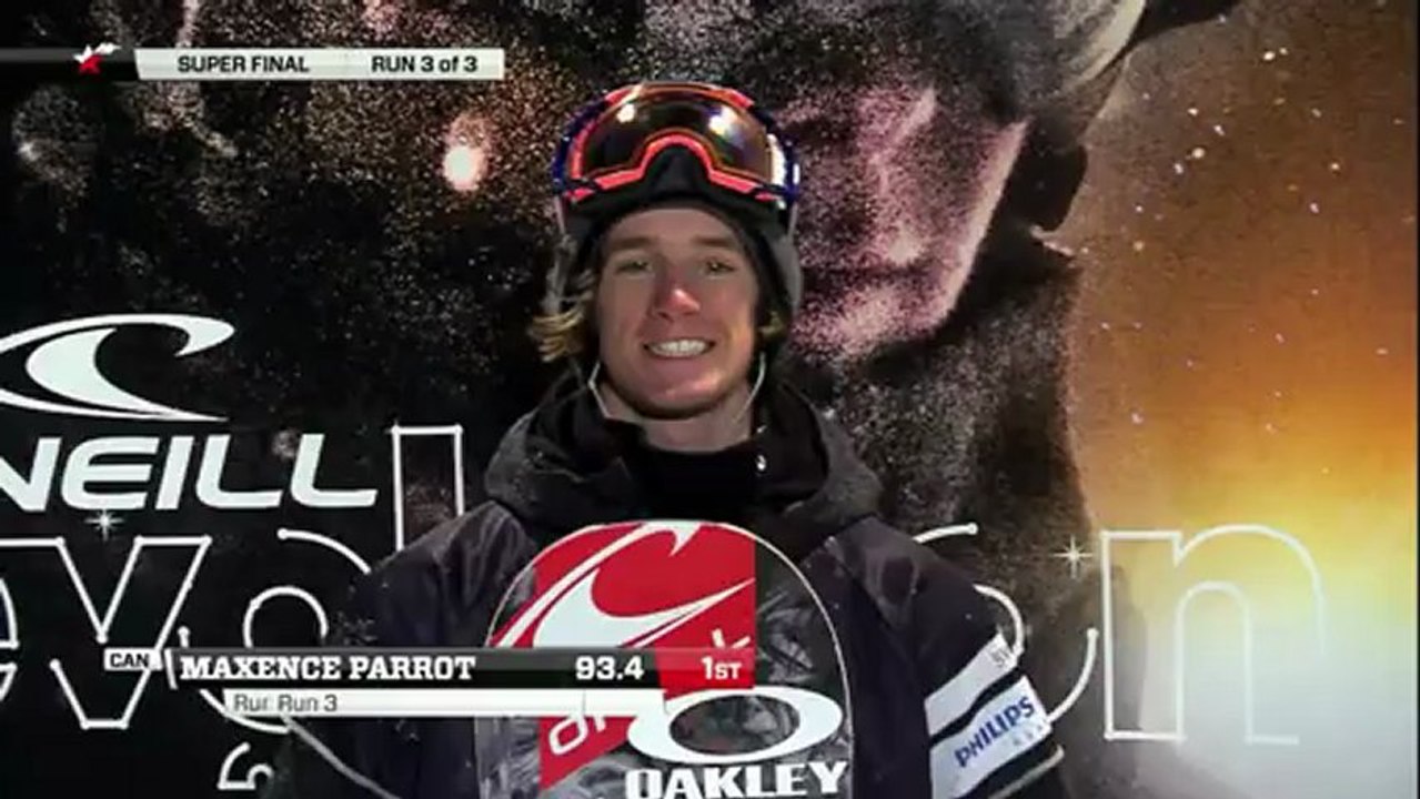 Maxence Parrot - Backside 1440 Triple Cork - O'Neill Evolution 2013 - Superfinal