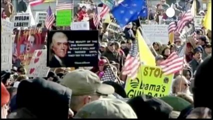 Manifestaciones simultáneas en varios puntos de Estados...