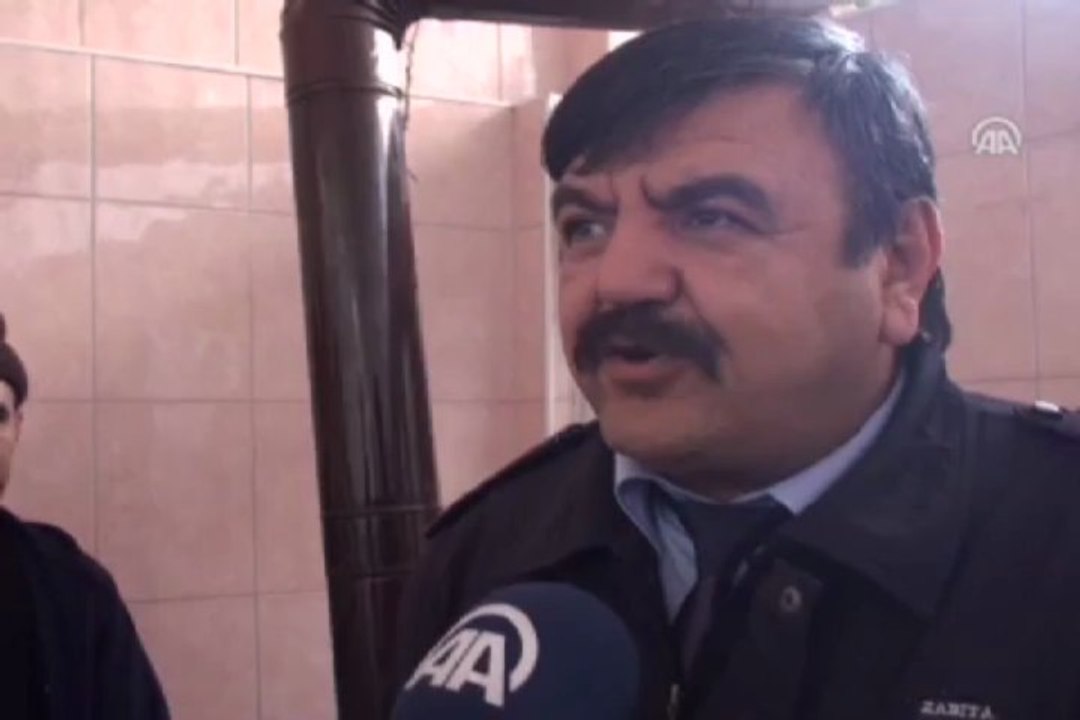 Tuvalete kömür sobası kuruldu