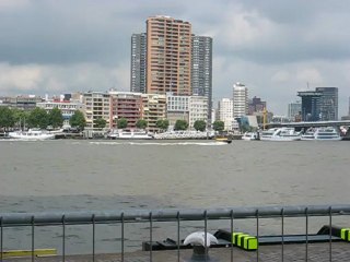 Rotterdam, Pays Bas : vue sur quelques hauts immeubles